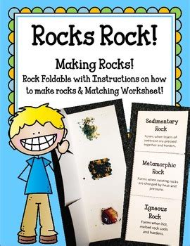 Making Rocks!! Foldable and Worksheet Igneous Sedimentary Metamorphic