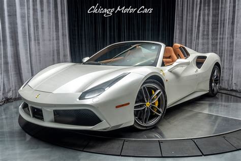 Used 2017 Ferrari 488 Spider Convertible Only 3800 Miles! MSRP $409k ...