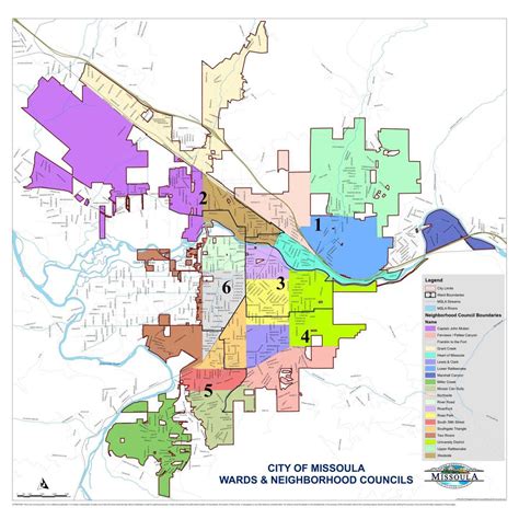 Missoula Ward map