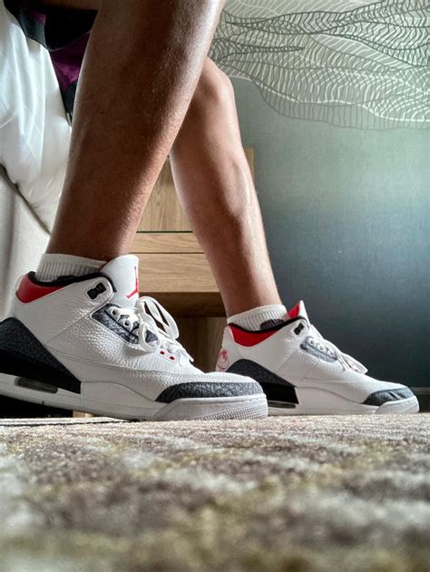 'Fire Red' Air Jordan 3 SE-T on Feet. These are quickly becoming one of my top favourites. : r ...