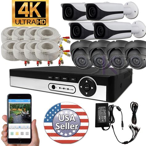 Sikker CCTV Store. Ultra 8 Channel DVR Recorder with 4K 8 Megapixel 2160P Vari-focal lens camera ...