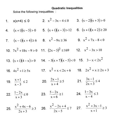 Inequality Grade 9 Pdf