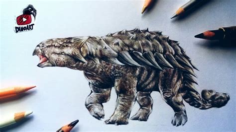 Jurassic World Ankylosaurus Drawing