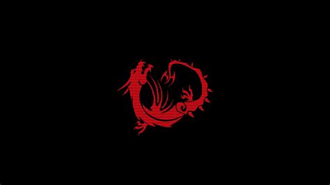 Red Dragon Black Minimal