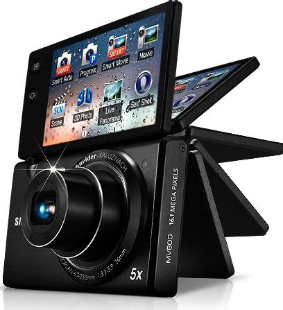 Samsung MV800 Digital Camera with Flip-out Display - ecoustics.com