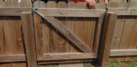 How To Fix a Sagging Wooden Gate? - Organize With Sandy