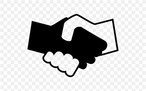 Handshake Black And White Clip Art, PNG, 512x512px, Handshake, Black, Black And White, Color ...