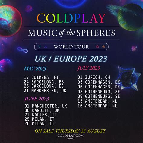 Setlist Coldplay 2024 - Renie Charmain