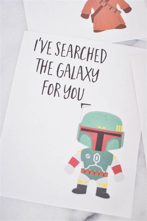 Star Wars Valentine's Day Cards - Part 3 - Our Handcrafted Life | Star ...