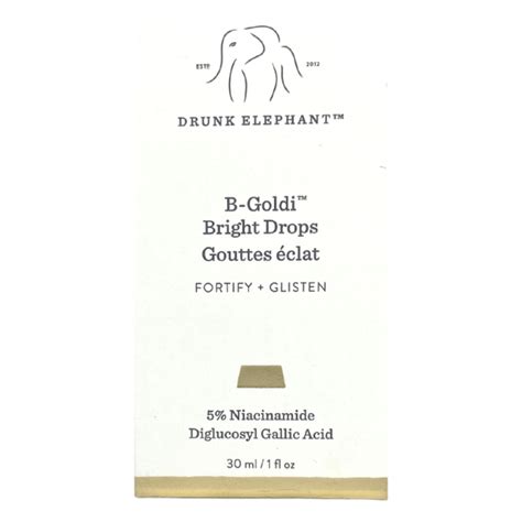 Drunk Elephant B-Goldi™ Bright Illuminating Drops with 5% Niacinamide - London Loves Beauty