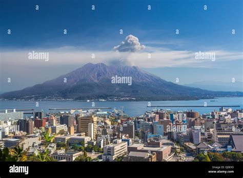 City, Japan, Asia, Kagoshima, Kyushu, Landscape, Sakurajima, Volcano ...