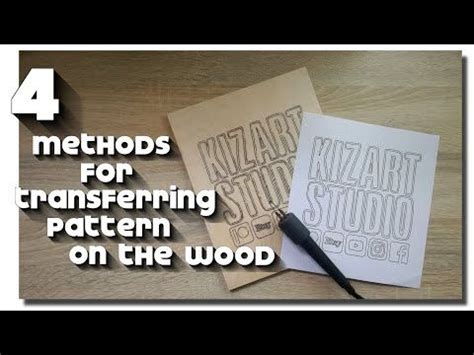 HOW-TO: 4 methods for transferring the stencil or pattern on the wood ...