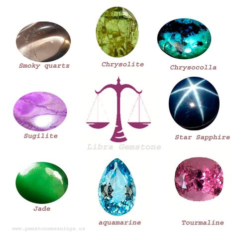 Gemstone For Libra List And Their Meanings | Gemstone Meanings