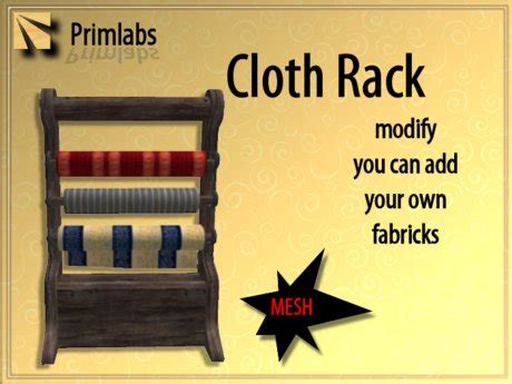 Second Life Marketplace - Cloth Rack [box]