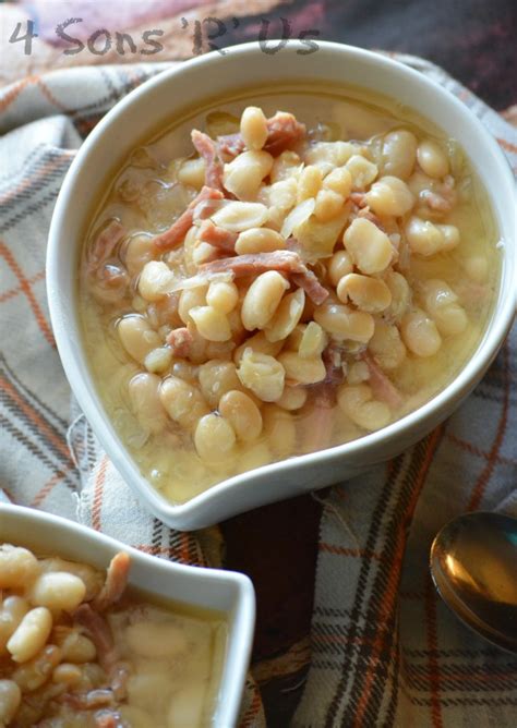 Sous Chef Sunday: Crockpot Ham & White Bean Soup - 4 Sons 'R' Us