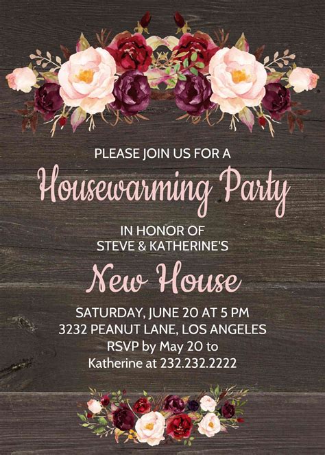 House Party Invitation Template