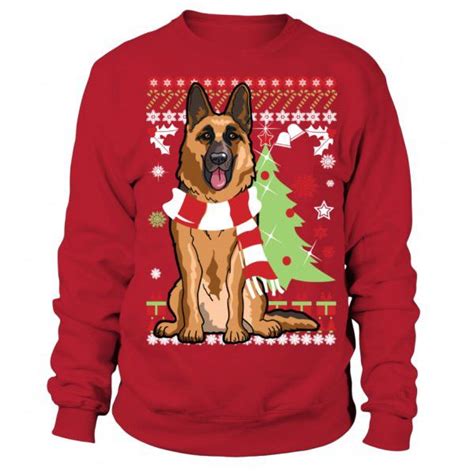 Pin by Rita K on German Shepherd (With images) | Sweatshirts, Dog tshirt, Christmas sweaters