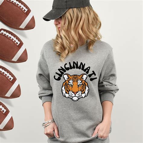 Cincinnati Bengals Football Long-sleeved Shirt for Women - Etsy