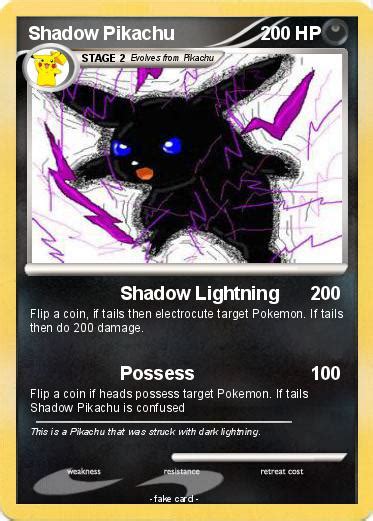 Pokémon Shadow Pikachu 969 969 - Shadow Lightning - My Pokemon Card