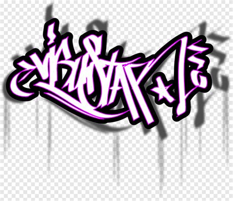 Graffiti Tag Art Drawing Crew, graffiti, purple, text png | PNGEgg