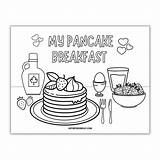 Breakfast Coloring Pages sketch template