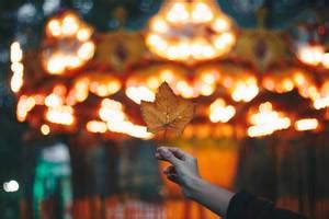 Girl Holding Candle On Christmas Lights - Creative Commons Bilder