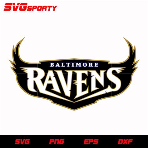 Baltimore Ravens Logo 2 svg, nfl svg, eps, dxf, png, digital file – SVG ...