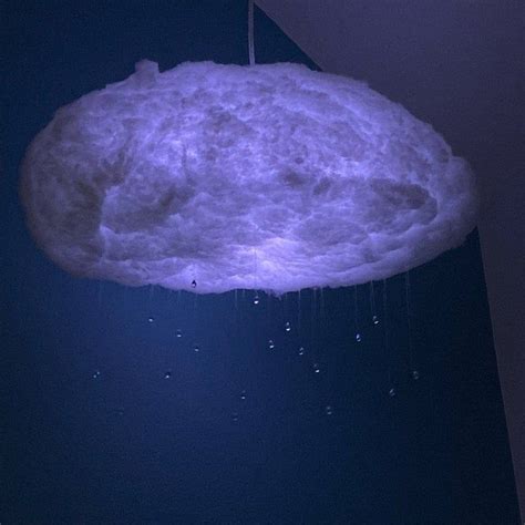 Table top Rain Cloud Lamp with little girl Night light | Etsy | Cloud ...