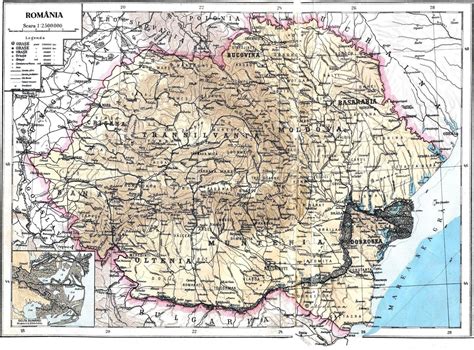 Old map of Romania 19th Century antique map rare map fine | Etsy