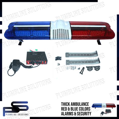 RED AND BLUE AMBULANCE BLINKER LIGHT WITH SIREN ( WANG-WANG ) AND ...