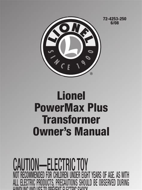 Lionel Train Manual | PDF | Electrical Connector | Electromagnetic Interference