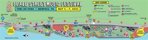 Beale Street Music Festival 2024 Map - Ardra Brittan