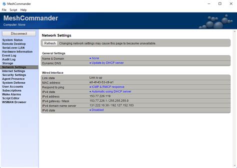 Verifying Intel® AMT Using MeshCommander