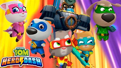 Talking Tom Hero Dash - Discover all the heroes - New character - Full ...