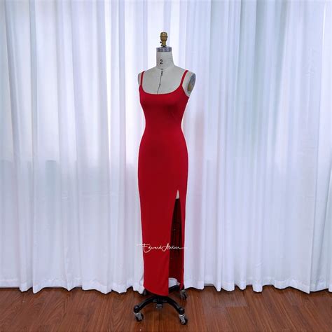 Tina Carlyle Red Dress 90s Cocktail Party Costume - Etsy Australia