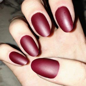 20 Classy Maroon Matte Nails You Must See – NailDesignCode