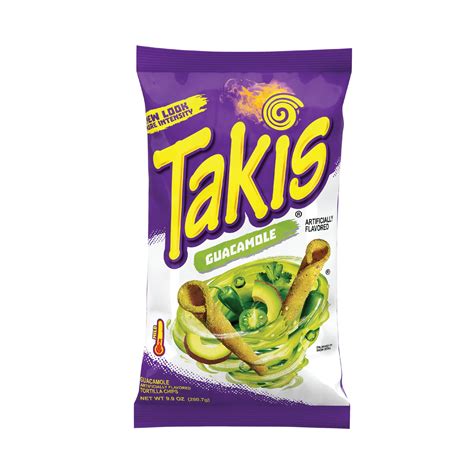 Takis Guacamole Rolls 9.9 oz Bag, Guacamole Flavored Spicy Tortilla Chips - Walmart.com