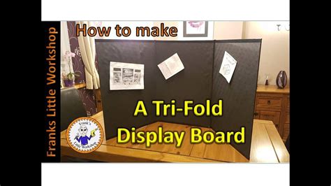 How to make a Tri Fold Display Board. - YouTube