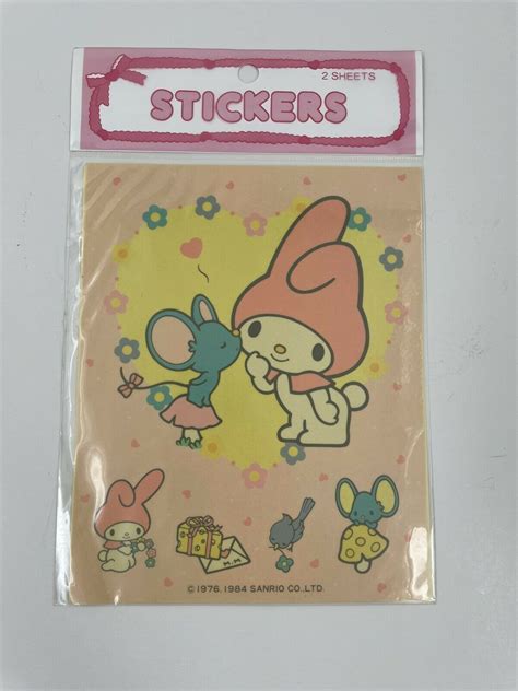 NEW Vintage Sanrio My Melody Stickers 1976 1984 Japan • $22.00 | Sanrio, Mini sticker books, New ...