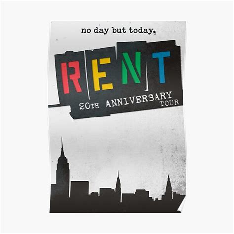 "Rent Tour Poster (Fan-Made)" Poster for Sale by rainy-day-art | Redbubble