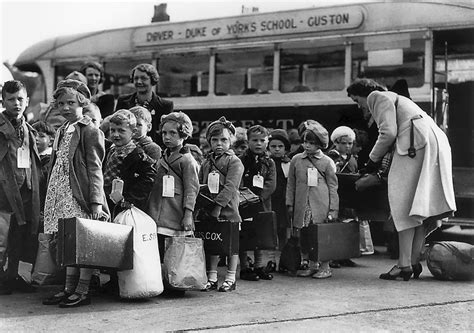 Evacuation from British towns and cities during the Blitz of World War II