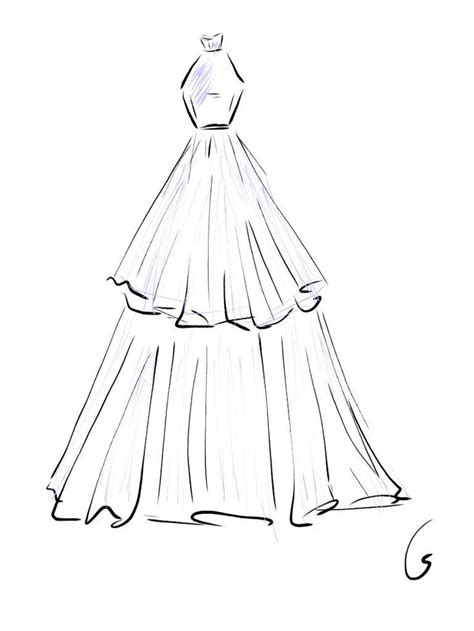 Dress Drawing Very Easy - dressbm