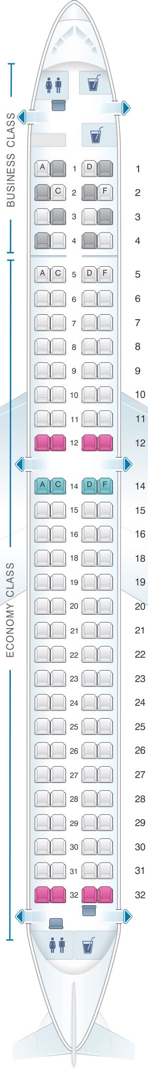 Embraer 195 Seating Chart