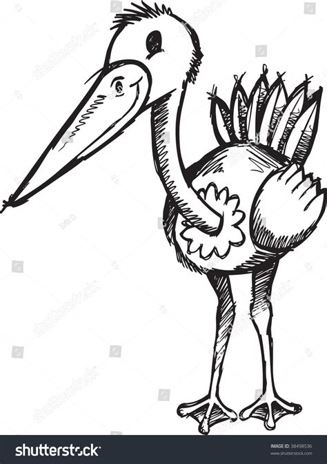 Sketchy Doodle Bird Vector Illustration - 38498536 : Shutterstock