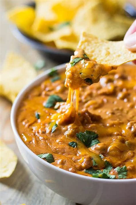 Homemade Chili Cheese Dip | Countryside Cravings