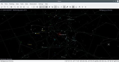 Chapter 2. A Quick Tour of the KStars Skymap