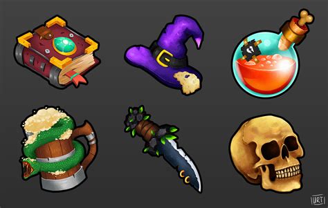 ArtStation - 2d game assets study