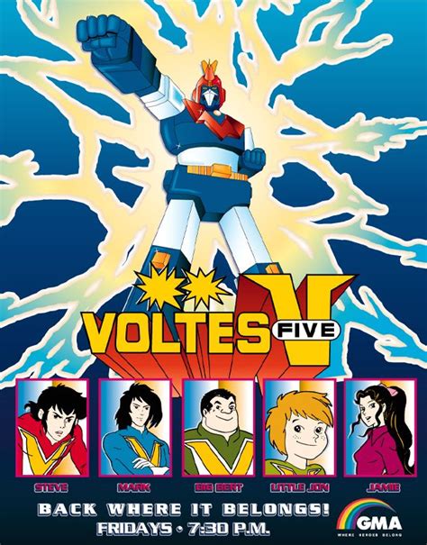 Voltes 5 | Voltes 5, Childhood stories, Old robot