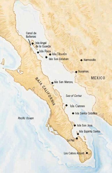 Gulf Of California Map - United States Map