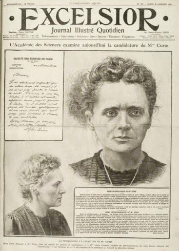 Marie Curie et la presse | Histoire et analyse d'images et oeuvres | Marie curie, Portrait de ...